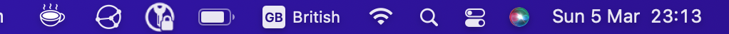 Mac Status Bar