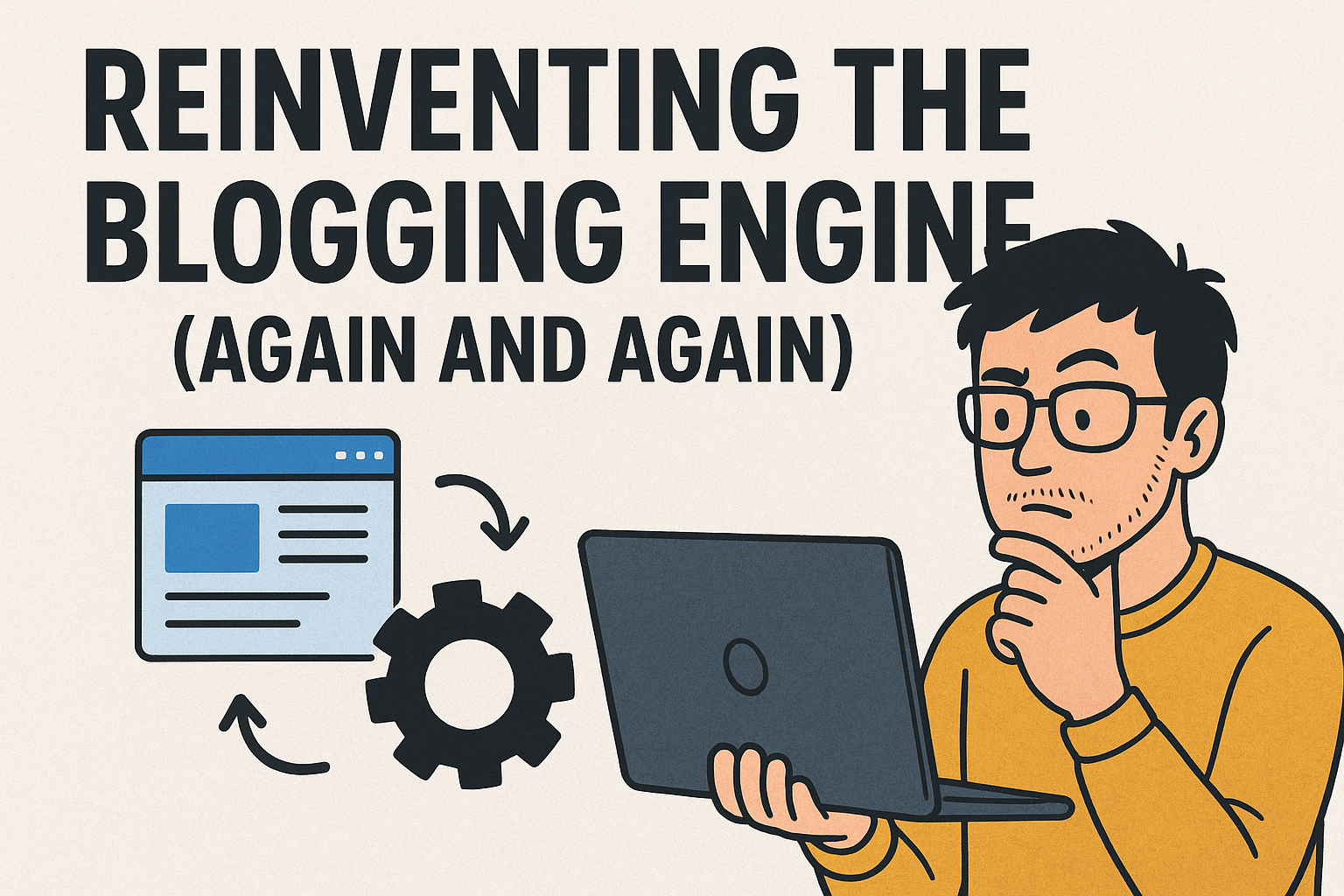 Re-inventing the blogging engine (again and again)